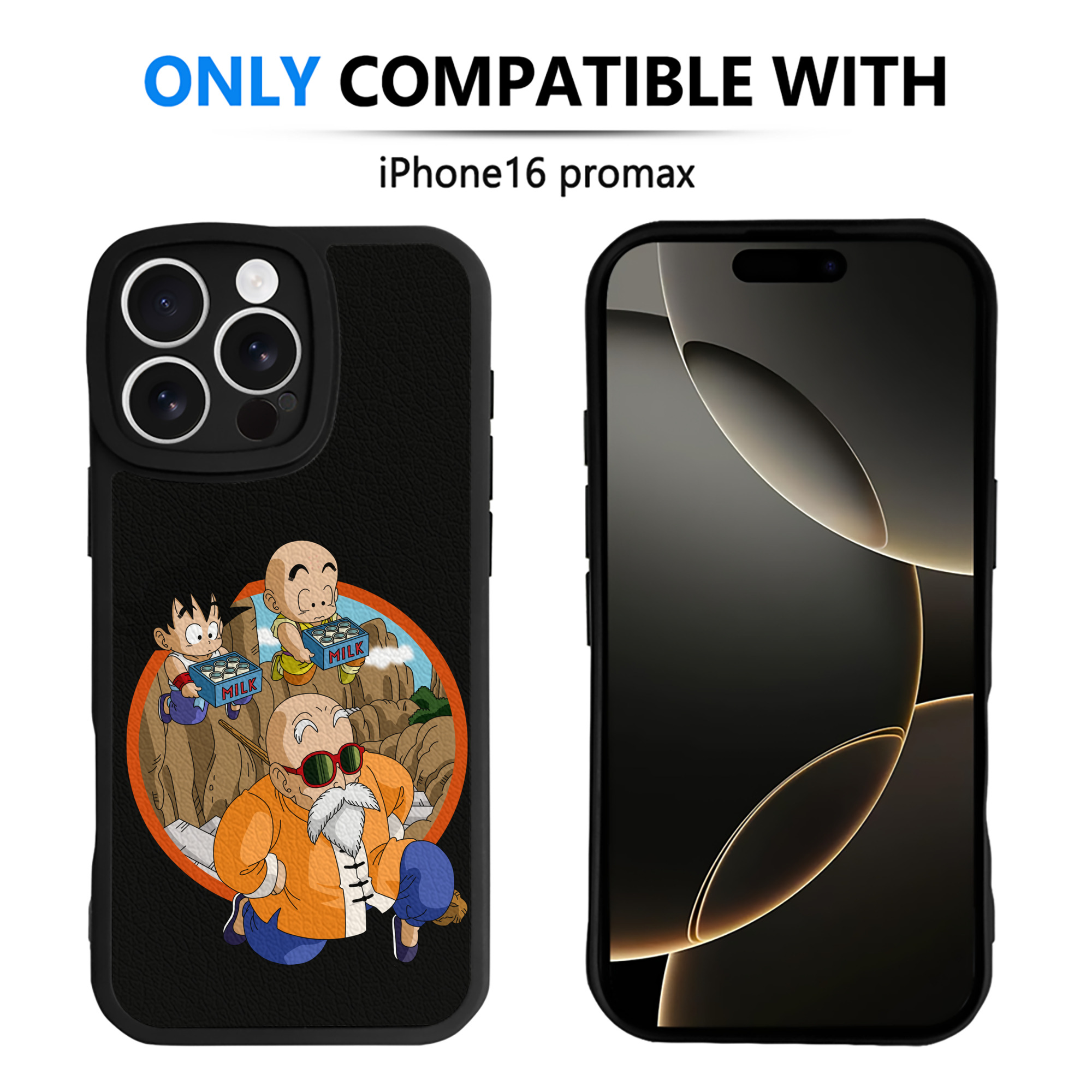 （画像用） ドラゴンボール 亀仙人（かめせんにん） DRAGON BALL Master Roshi Kame Sennin 【iPhone 16シリーズ対応】シリコンスマホケース（レザー調） 材質：シリコン